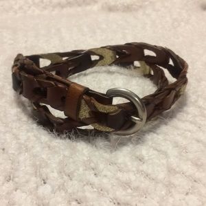 🌿Fossil/// Leather belt